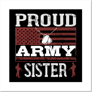 Proud army sister Posters and Art